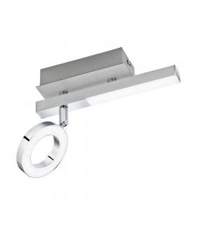 Cardillio LED Wall Spotlight Chrome, Aluminium