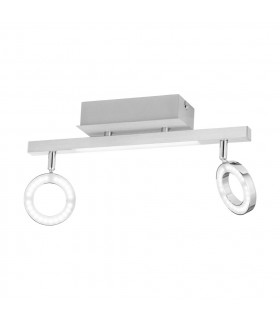 Cardillio LED Twin Spotlight Chrome, Aluminium