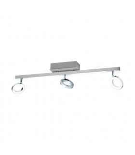 Cardillio LED Triple Spotlight Chrome, Aluminium