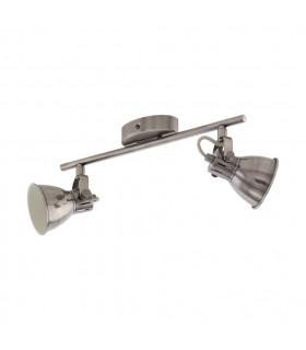 Seras 2 Light Adjustable Spotlight Cream, Nickel-Antique, GU10