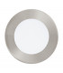 Fueva Led Recessed Downlight Satin Nickel Remote Included + APP Control Backlit CCT RGB