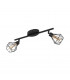 Zapata 2 Lamp Twin Spotlight Black-1