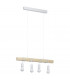 Townshend 4 Lamp Straight Bar Pendant Ceiling Light White-1