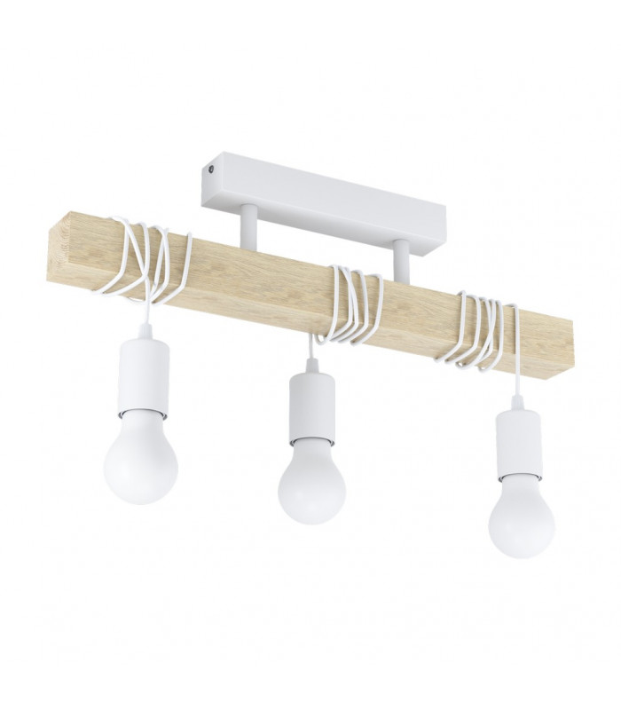 Townshend 3 Lamp Semi Flush Light White-1