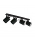Villabate 4 Lamp Spotlight Bar Black