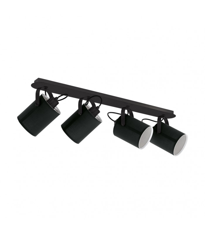 Villabate 4 Lamp Spotlight Bar Black