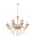 Basilano 12 Lamp Multi Arm Chandeliers Chrome