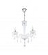 Carpento 3 Lamp Multi Arm Chandeliers Chrome