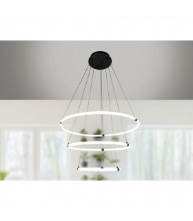 Banderillas Led Integrated Pendant Ceiling Light Black-2