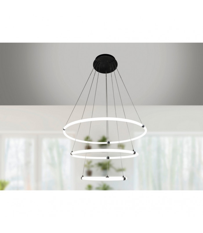 Banderillas Led Integrated Pendant Ceiling Light Black-2