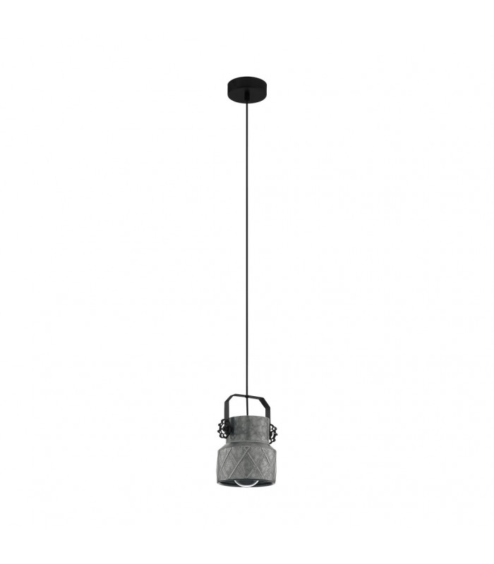 Hilcott Slim Pendant Ceiling Light Black