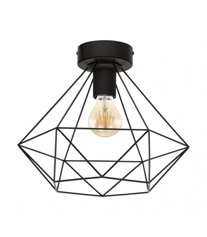 Tarbes Semi Flush Light Black-1