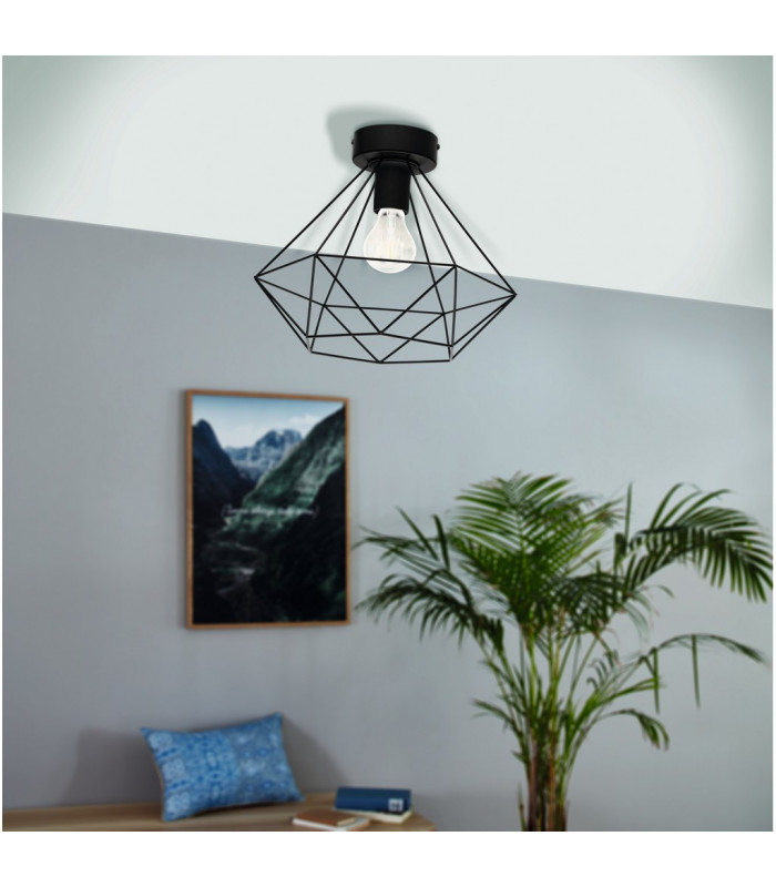 Tarbes Semi Flush Light Black-2