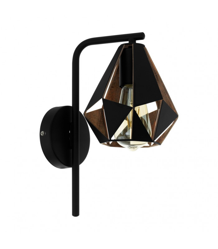 Carlton Wall Light Black Copper Color-Antique