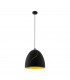 Hunningham Dome Pendant Ceiling Light Black Gold