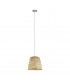 Kirkcolm Dome Pendant Ceiling Light Satin Nickel