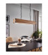 Harborough 4 Lamp Straight Bar Pendant Ceiling Light Black-2