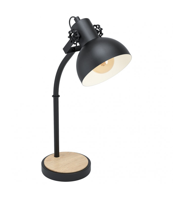 Lubenham Desk Task Lamp Black Brown-1