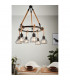 Rampside 6 Lamp Cluster Pendant Ceiling Light Black-2