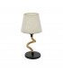 Rampside Table Lamp With Round Tapered Shade Black-1