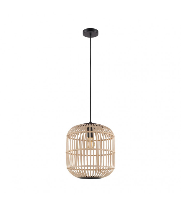 Bordesley Wire Frame Pendant Ceiling Light Black-1