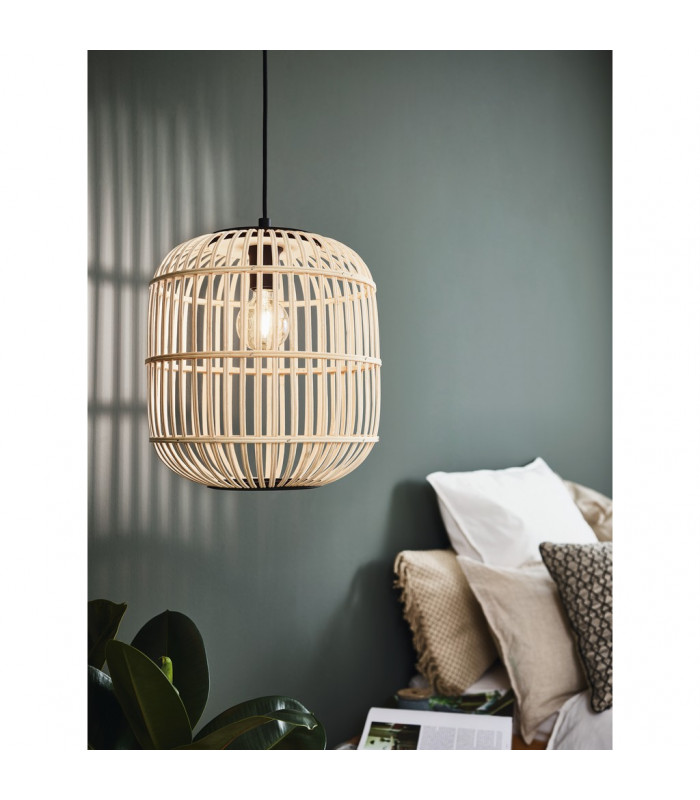 Bordesley Wire Frame Pendant Ceiling Light Black-2