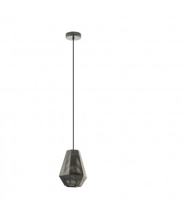 Chiavica Dome Pendant Ceiling Light Nickel-Nero
