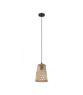 Claverdon Dome Pendant Ceiling Light Black-1