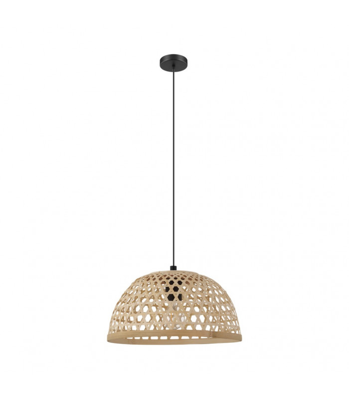 Claverdon Dome Pendant Ceiling Light Black-1