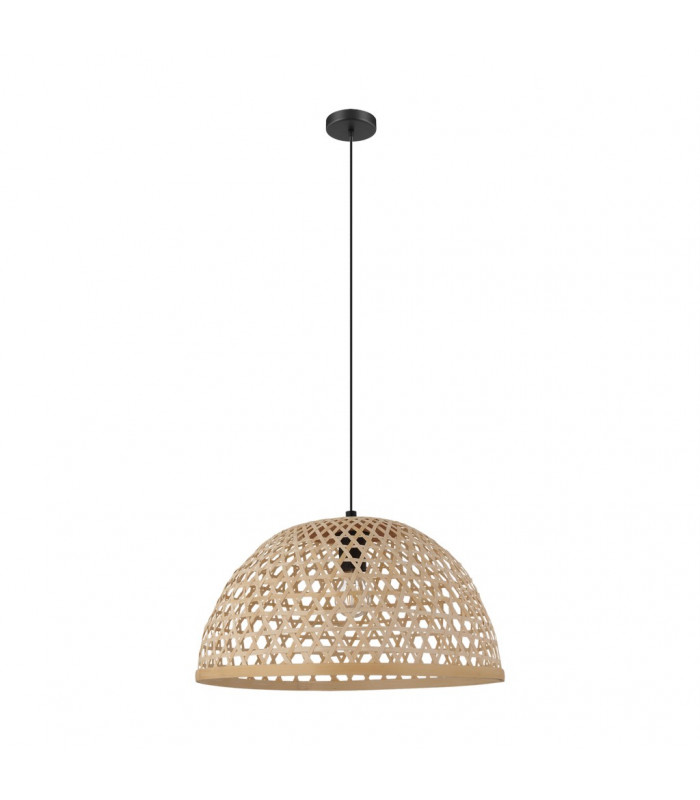 Claverdon Dome Pendant Ceiling Light Black