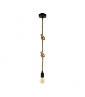 Rampside Slim Pendant Ceiling Light Black-1