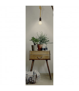 Rampside Slim Pendant Ceiling Light Black-2