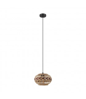 Dondarrion Wire Frame Pendant Ceiling Light Black-1