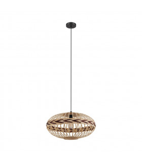 Dondarrion Wire Frame Pendant Ceiling Light Black