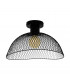Pompeya Semi Flush Light Black