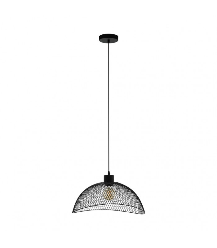 Pompeya Dome Pendant Ceiling Light Black