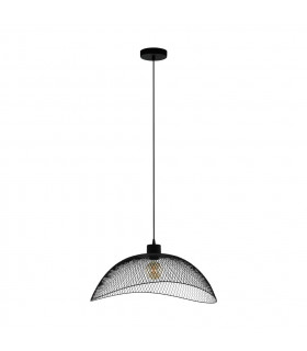 Pompeya Dome Pendant Ceiling Light Black