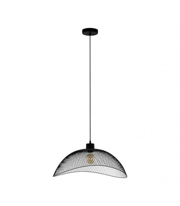 Pompeya Dome Pendant Ceiling Light Black