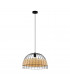Anwick Wire Frame Pendant Ceiling Light Black-1