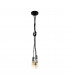 Coulsdon 5 Lamp Cluster Pendant Ceiling Light Black-1