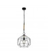 Cottingham Wire Frame Pendant Ceiling Light Black-1