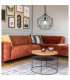 Cottingham Wire Frame Pendant Ceiling Light Black-2