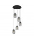 Wrington 5 Lamp Cluster Pendant Ceiling Light Black