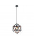 Embleton Wire Frame Pendant Ceiling Light Black Copper