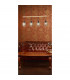 Coolmont 4 Lamp Straight Bar Pendant Ceiling Light Black Natural-2