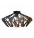 Carlton Semi Flush Light Black Copper-1