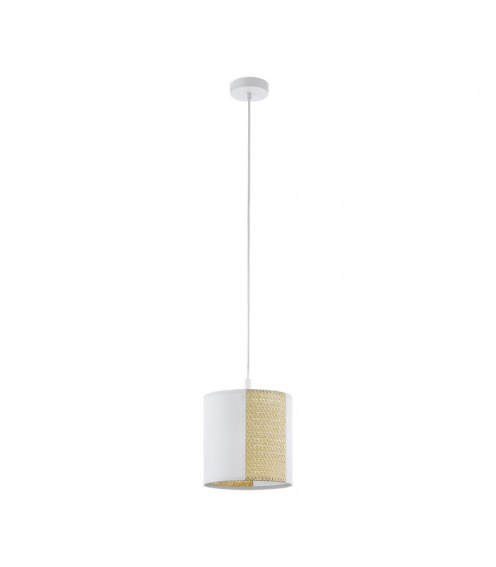 Arnhem Cylindrical Pendant Ceiling Light White