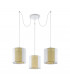 Arnhem 3 Lamp Cluster Pendant Ceiling Light White