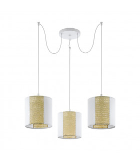 Arnhem 3 Lamp Cluster Pendant Ceiling Light White