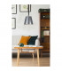 Chertsey Dome Pendant Ceiling Light Black-2